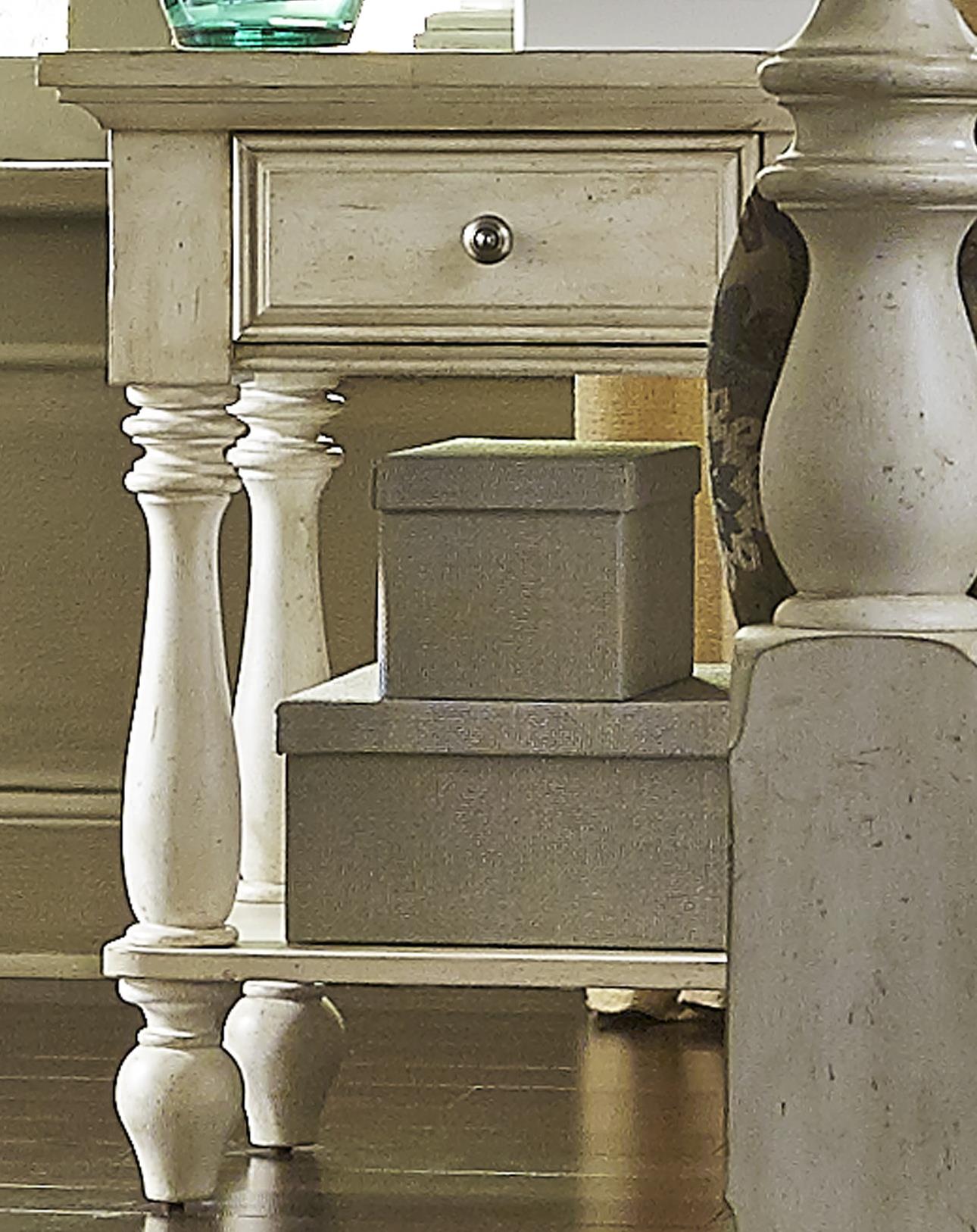 Knotty store pine nightstand